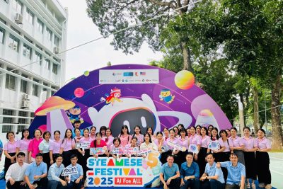 GIÁO VIÊN TRƯỜNG THCS LÝ TỰ TRỌNG CẬP NHẬT XU THẾ GIÁO DỤC SỐ TẠI STEAMESE FESTIVAL 2025