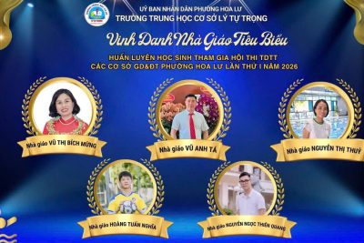 TRƯỜNG THCS LÝ TỰ TRỌNG XUẤT SẮC GIÀNH GIẢI NHẤT TOÀN ĐOÀN TẠI HỘI THI TDTT CÁC CƠ SỞ GIÁO DỤC, PHƯỜNG HOA LƯ, NĂM 2026