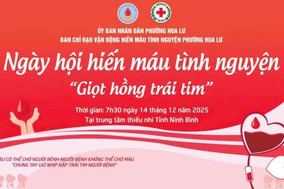 LAN TỎA YÊU THƯƠNG TỪ NHỮNG GIỌT MÁU HỒNG