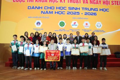 HỌC SINH TRƯỜNG THCS LÝ TỰ TRỌNG ĐẠT GIẢI XUẤT SẮC TẠI CUỘC THI KHKT VÀ NGÀY HỘI STEM TỈNH NINH BÌNH