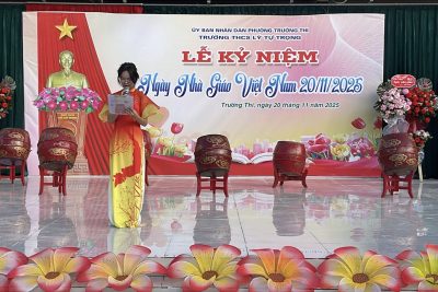 THCS LÝ TỰ TRỌNG RỘN RÀNG CÁC HOẠT ĐỘNG CHÀO MỪNG NGÀY NHÀ GIÁO VIỆT NAM 20/11/2025